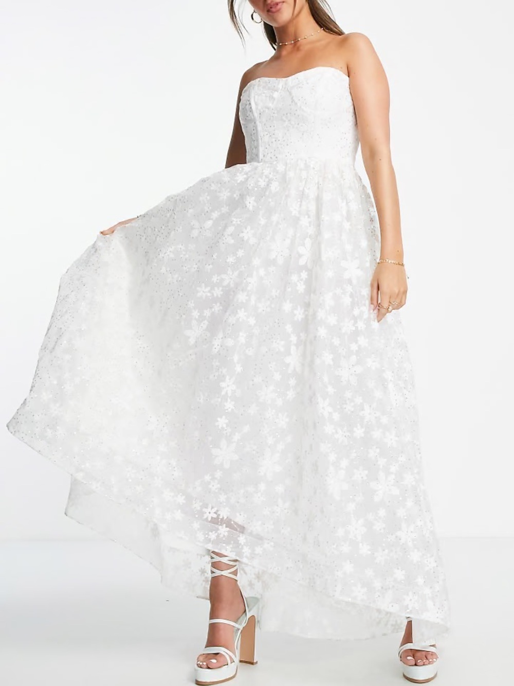 Maya Deluxe (ASOS) High-Low Strapless Dress - 6